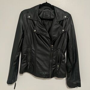 Max Studio Black Faux Leather Jacket